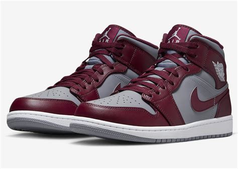 nike air jordan 1 mid cherrywood red|jordan 1 mid cherrywood shoes.